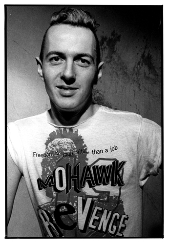 Joe Strummer photographed by Peter Anderson. London