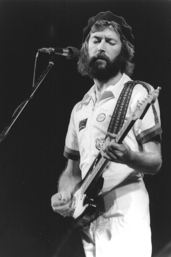 Eric Clapton 1975 by Janet Macoska.