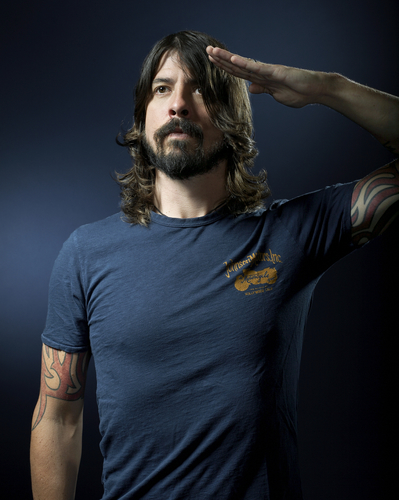 Dave Grohl of the Foo Fighters photographed at the Covent Garden Hotel