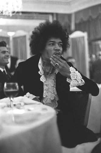 Jimi Hendrix photographed in 1967.