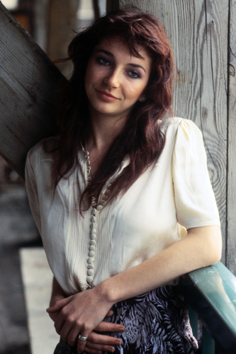 Kate Bush photographed in 1985.