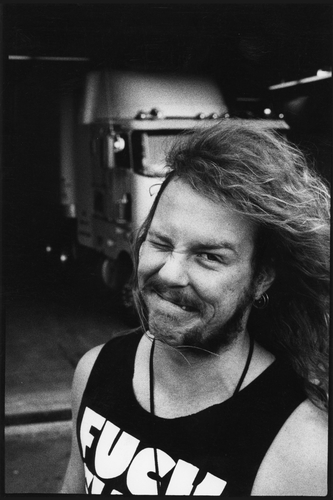 James Hetfield of Metallica in New York City 1988.