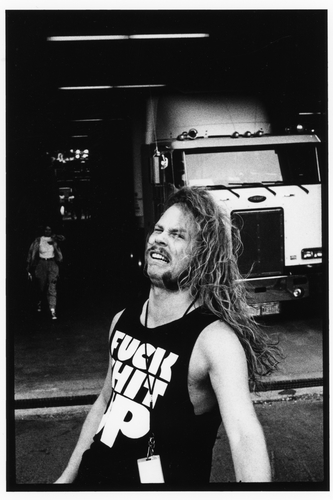 James Hetfield of Metallica in New York city