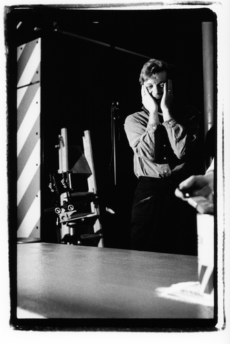 Tony Wilson photographed by Peter Anderson.