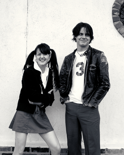 The White Stripes photographed for the NME