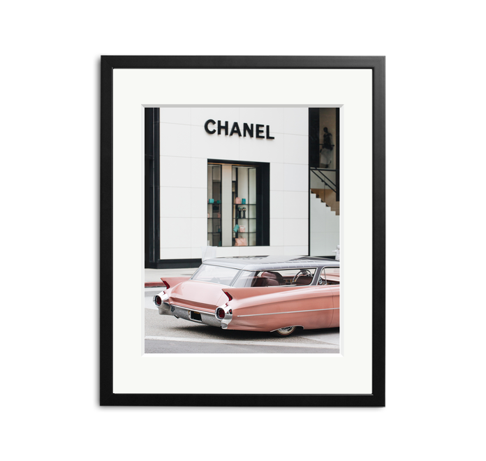 chanel framed picture